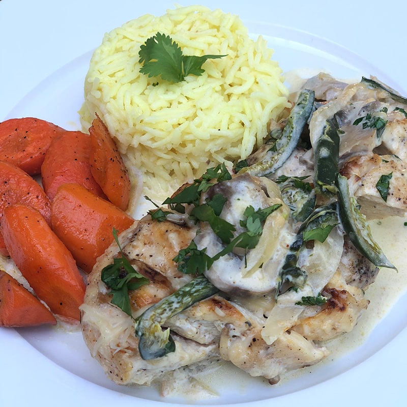 Chicken Poblano