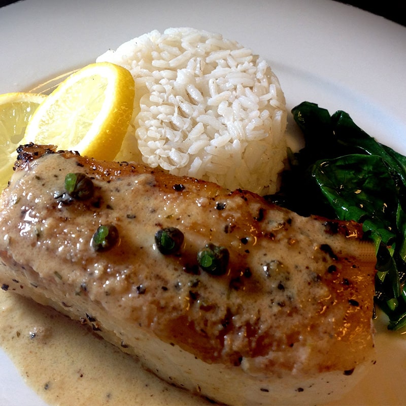 Salmon Piccata